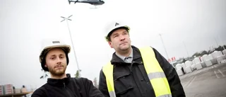 WEBB-TV Annorlunda bygge med helikopter