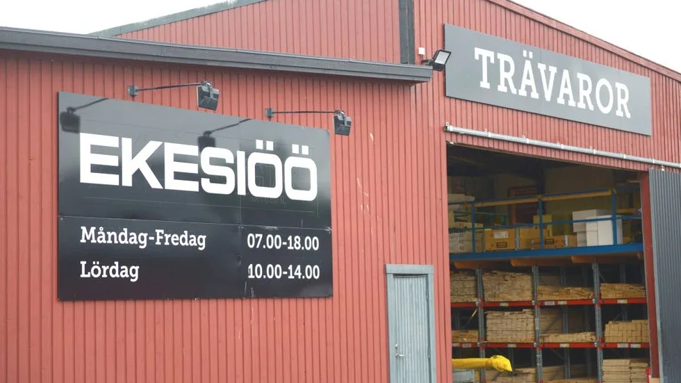 Från och med andra september kommer Ekesiöö-skylten vara borta.