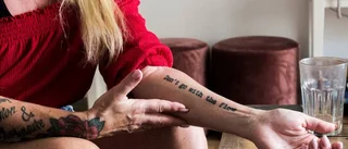 Ulrikas tatueringar berättar vem hon är