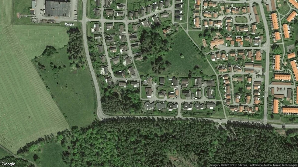Området kring Lärksångsvägen 14