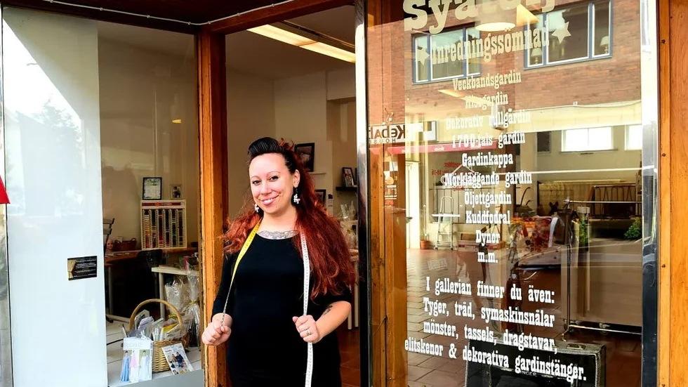 Gabriela Ramos är förtjust i den luftiga lokalen på Östra Storgatan där hon haft sin verksamhet sedan mars.