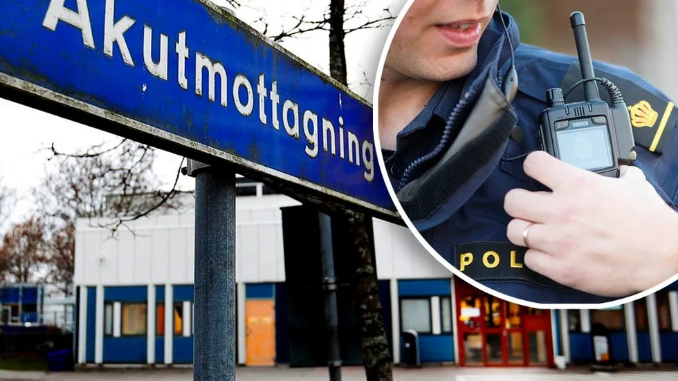 En misstänkt bilbrännare började brinna i tisdags. Han togs av polisen på Mälarsjukhuset.