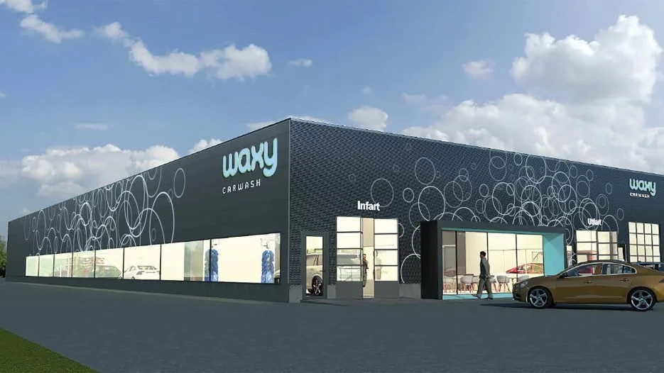 Under våren 2020 öpnnar Waxy international en biltvättsanläggning i nya Skiftinge handelsområde.