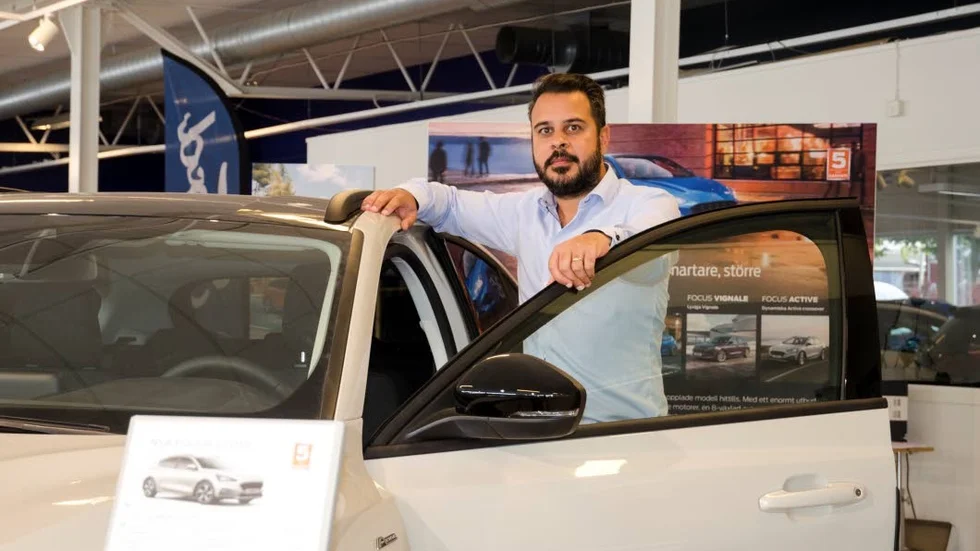 Ali Mozil, märkesansvarig Ford, Skobes Bil, Nyköping.