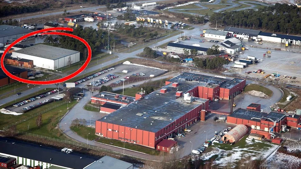 Det gamla fryslagret på Lundbygatan mitt emot slakteriet kan komma att omvandlas till padelcenter.