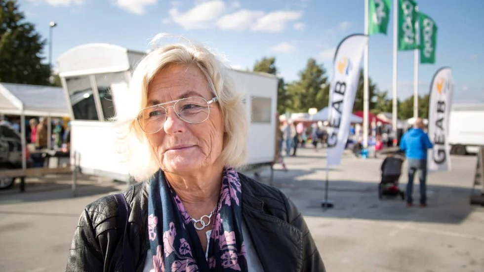 Fynd. Ingela von Corswandt fyndade servetter för tio kronor förpackningen.