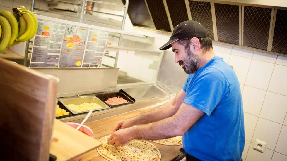 Hassan Ghassani driver Gute pizzeria sedan tre år tillbaka.
