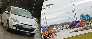 En till sjukhus efter trafikolycka
