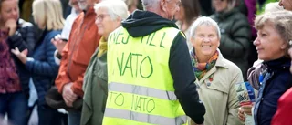 De protesterade mot Nato och Aurora