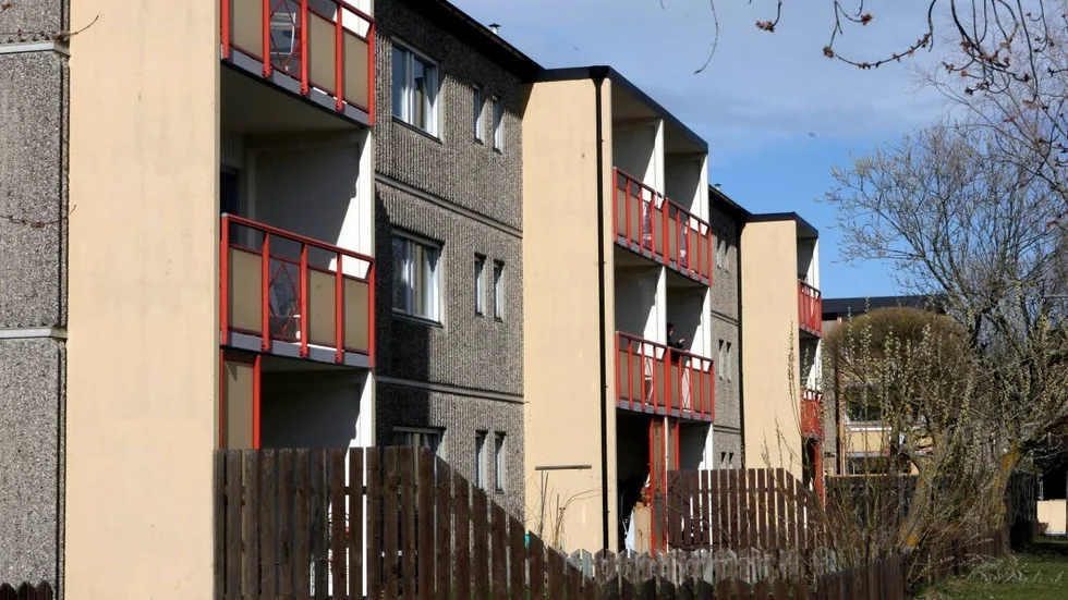 Stäven. Gotlandshems kvarter vid Jungmansgatan i Visby.