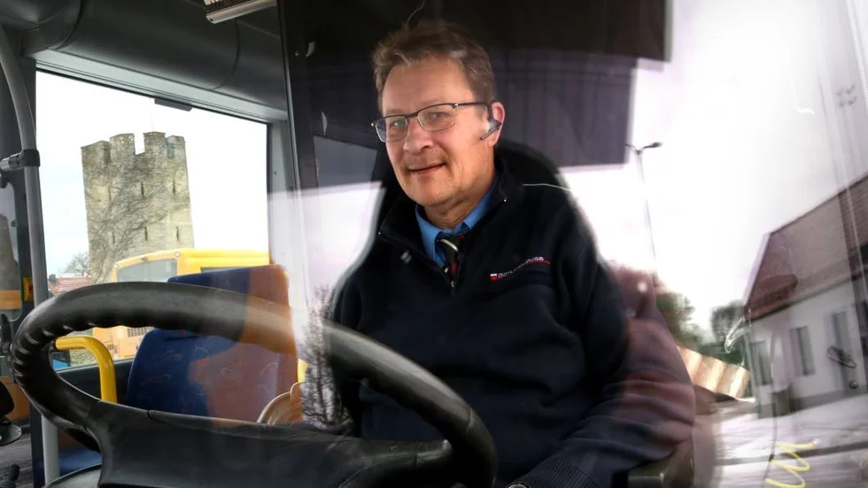 Buss. Lars Klingvall tycker att gotlänningarna har koll på tiden.