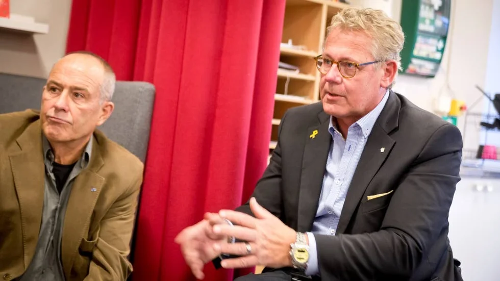 Mats-Ola Rödén, ordförande Liberalerna Gotland, och Johan Thomasson, förste vice ordförande och gruppledare för Liberalerna Gotland.