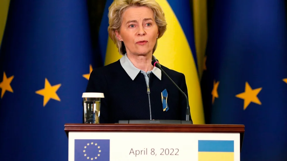 EU-kommissionens ordförande Ursula von der Leyen. Arkivbild.