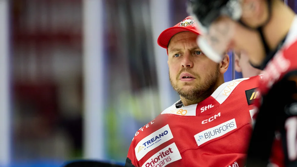 Oscar Alsenfelt i båset under den senaste säsongen. Arkivbild.
