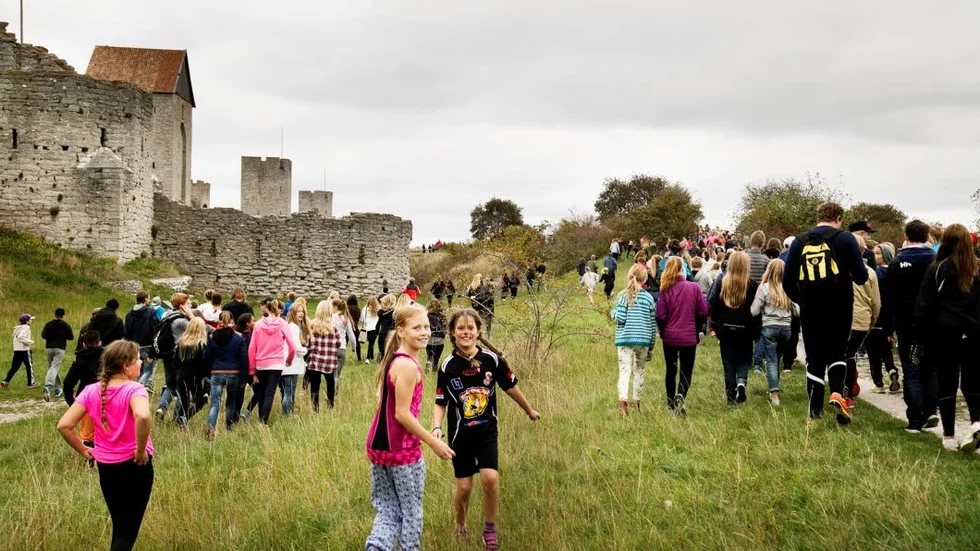 1100 barn sprang Ringmuren Runt under onsdagen.