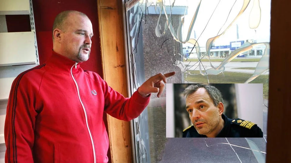Polisen på Gotlands områdeschef, Magnus Holmén, är nöjd med polisens insats vid inbrottet i skivbutiken.