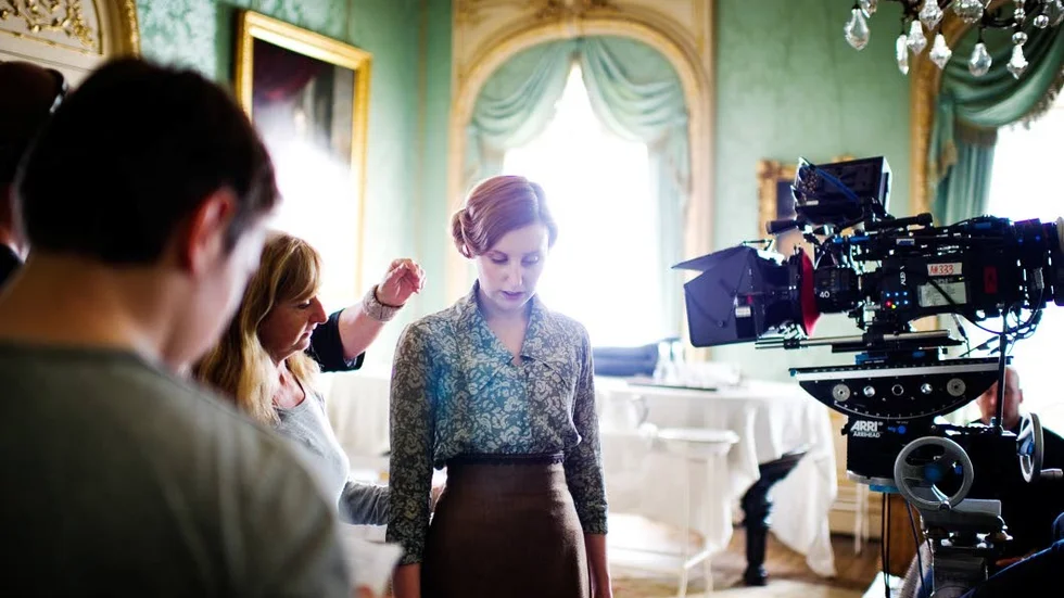 Downton Abbey. Inspelning av den populära tv-serien.