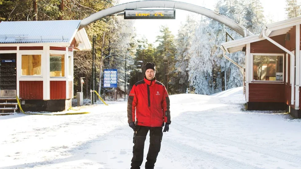 Skidintresse. Glenn Robarth på Luleå kommun tycker det är roligt att intresset för skidåkning håller i sig.