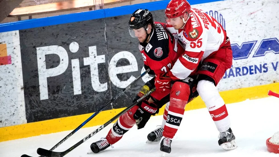 Ryggsäck. Jonathan Harju i Piteå, försökte men var hårt uppvaktad.
