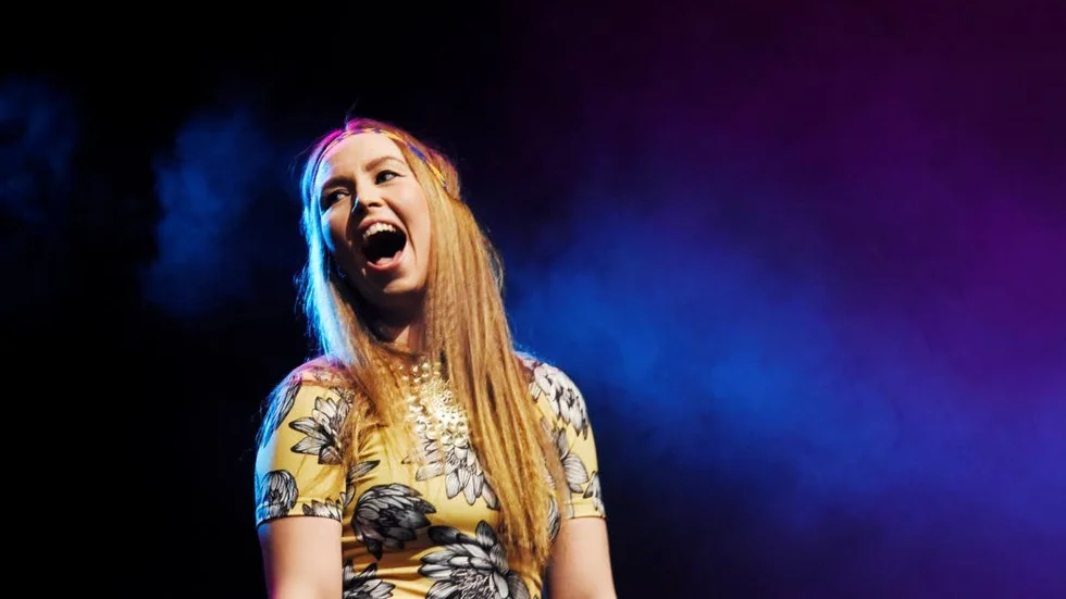 Sofia Jannok i Folkets hus under Jokkmokks marknad