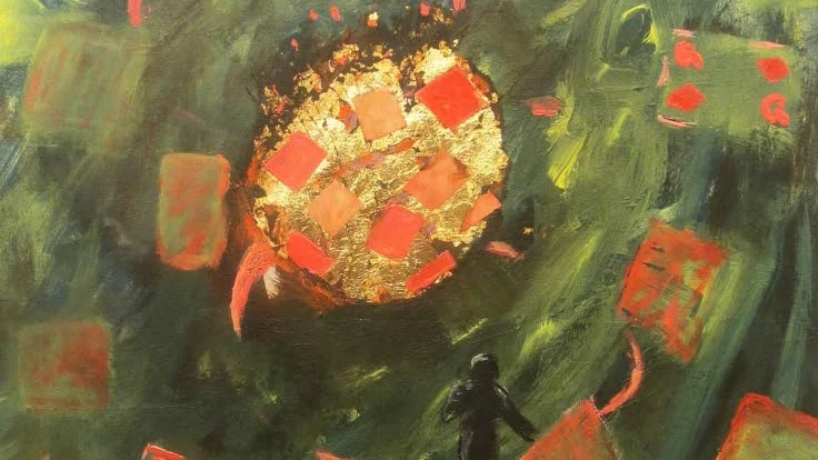 "Ecco homo", oljemålning, Jonatan Henriksson.
