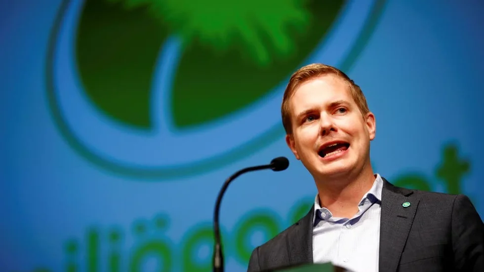 Utbildningsminister. Gustav Fridolin (MP).