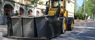 Trafiken avstängd i centrum för PDOL