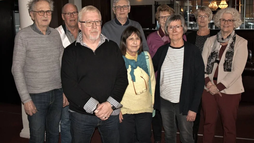 SPF Seniorerna Häggens nya styrelse.