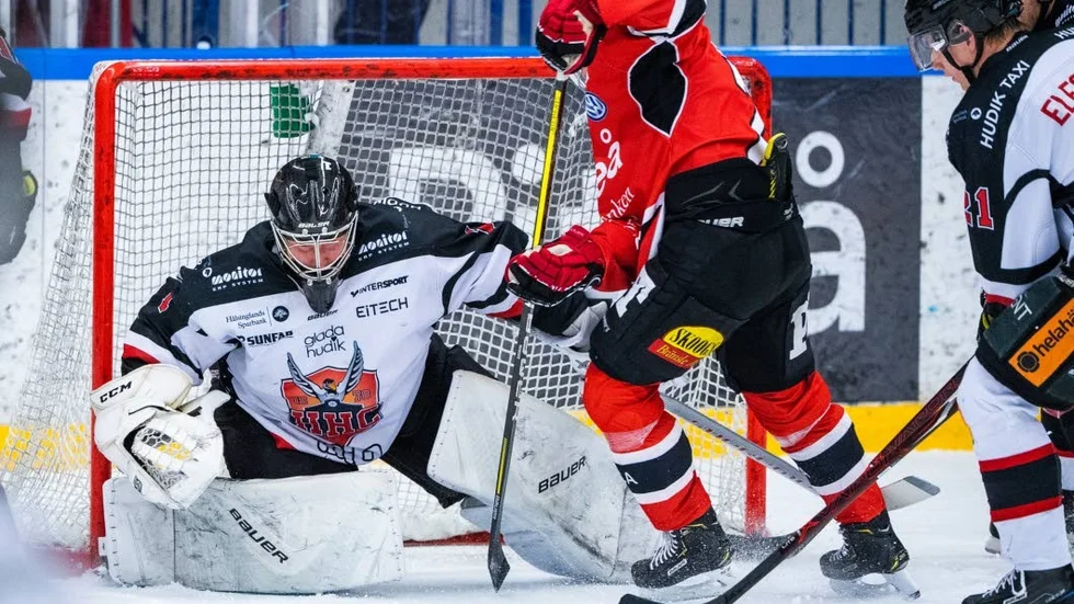 Magnus Åkerlund storspelade för Hudiksvall mot Piteå.