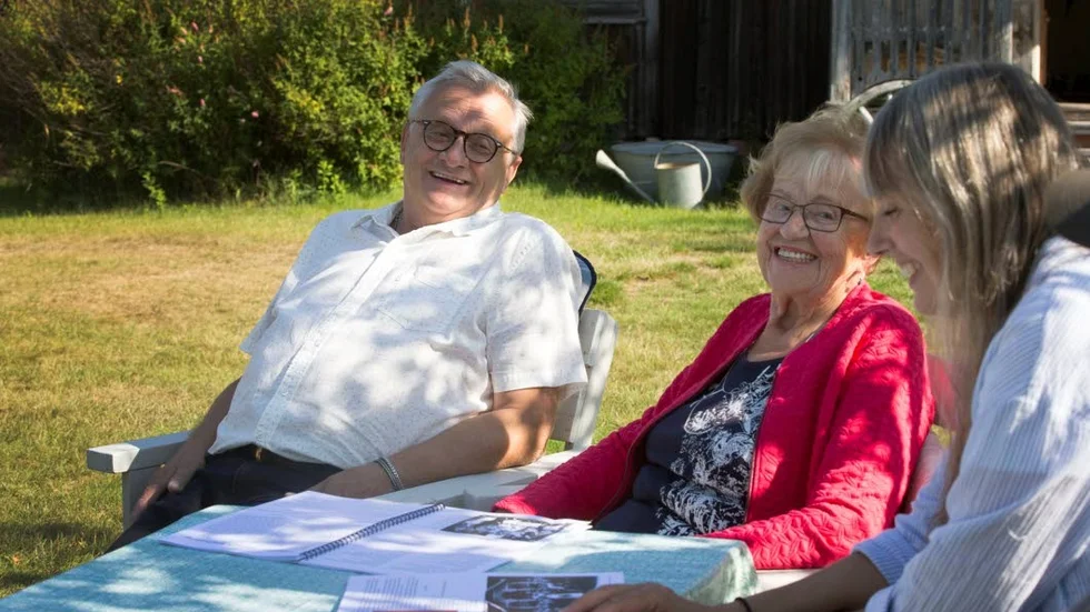 Under träffarna har det varit högt i tak och nära till skratt. Kurt Johansson, Greta Wiklund och Katarina Ricken har fått fram mycket information om byarna.