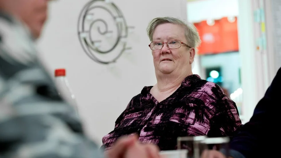 För Englis Markström som är ensamstående innebär öppen jul en möjlighet till gemenskap. ”Jag känner många här”, säger hon.