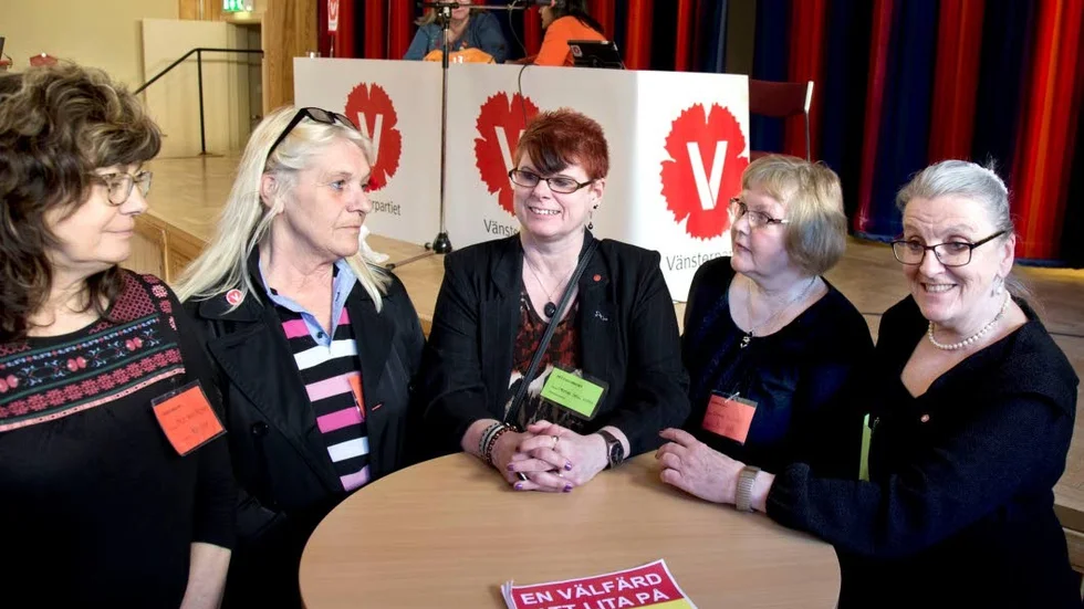 Vänsterpartiet Norrbottens distriktsårsmöte har avverkats i helgen och på plats fanns bland annat Britt-Inger Hedman, Arvidsjaur, Elisabeth Bramfeldt, Arjeplog, Christina Snell-Lumio, Övertorneå, Vivianne Nilsson, Älvsbyn, och Brith Fäldt, Piteå.