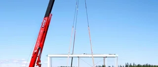 Bara förkolnade rester blev kvar