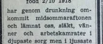 Havet tog deras liv