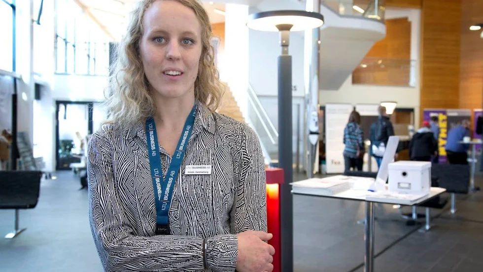 Kristin Hammarberg, LTU business och ansvarig för ljuskonferensen.
