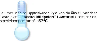 Kolla in vilket rekordväder