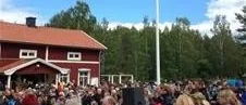 Många firade midsommar på gammeldags vis