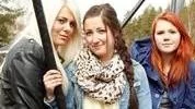 Moa Ahlgren Brynolfsson, Jennifer Markström och Rebecka Gustavsson hoppas att årets festival toppar fjolårets.