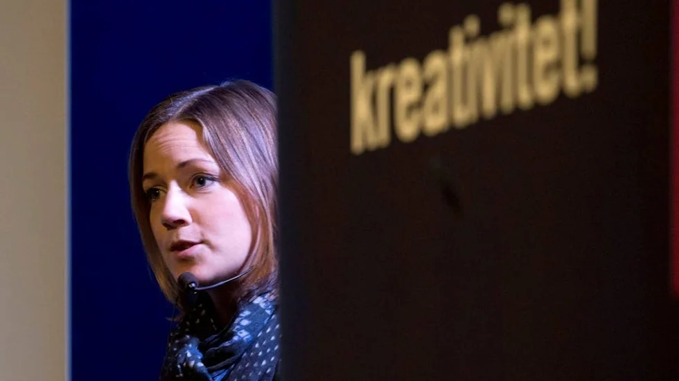 Anna Mård på Piteå science park, uppmanade eleverna att utbilda sig vidare.