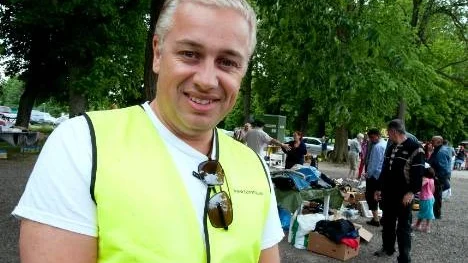 Andreas Giselgren tycker inte att den problematiska bild som kommunen målar upp av situationen kring loppisen på Himmelstalund stämmer.