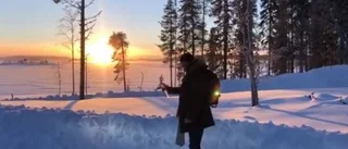Hollywood-stjärna på plats i Arjeplog