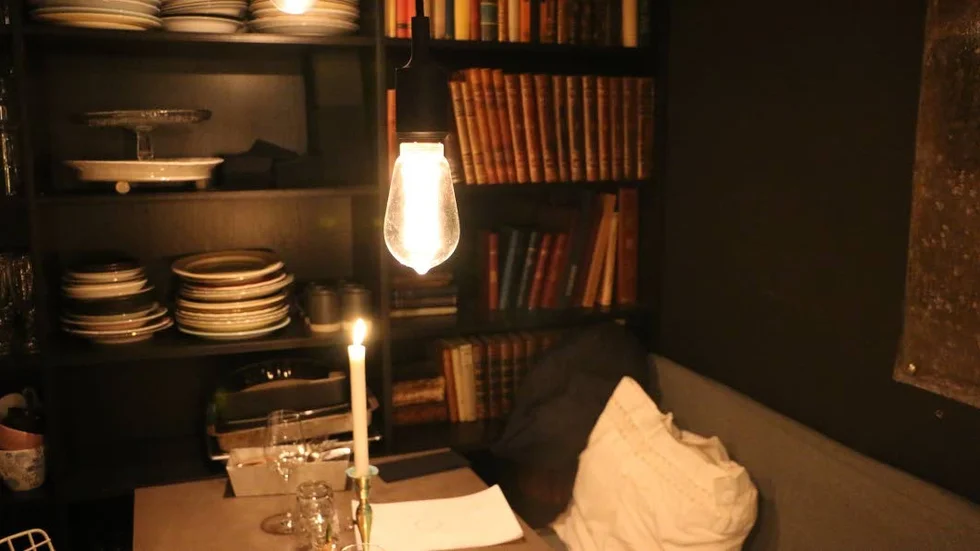 Restaurangen har plats ungefär 50 gäster samtidigt.