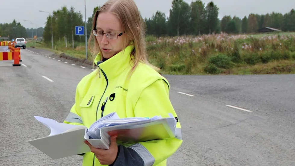Anna Wallström, projektledare vid Trafikverket.