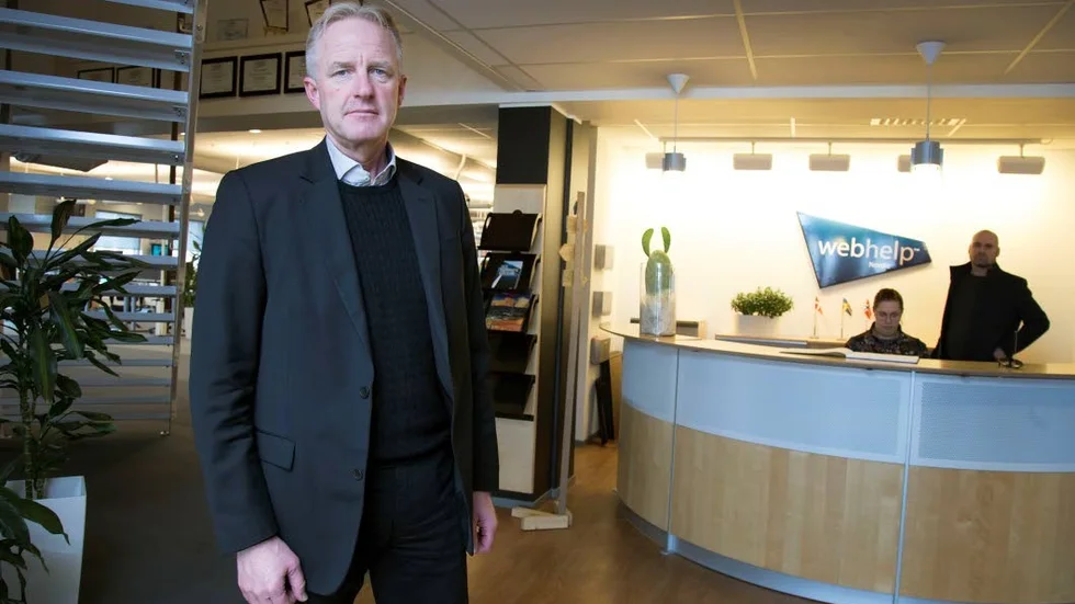 Avveckling. Terje Andreassen, vd för Webhelp Nordic, meddelade i mars 2017 att kundtjänsten i Piteå skulle avvecklas. (arkivbild)