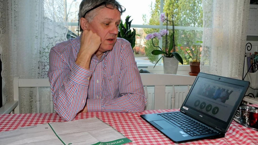 Varnar. Håkan Björkman, konsult, vill göra andra företagare uppmärksamma på på bluffbrevet. Företagets hemsida är tunn och går inte att klicka sig vidare på.