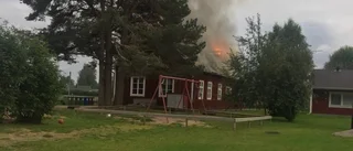 Sikforsskolan i brand