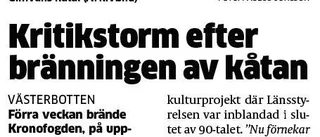 Vi kräver inte att de ska elda upp anläggningen