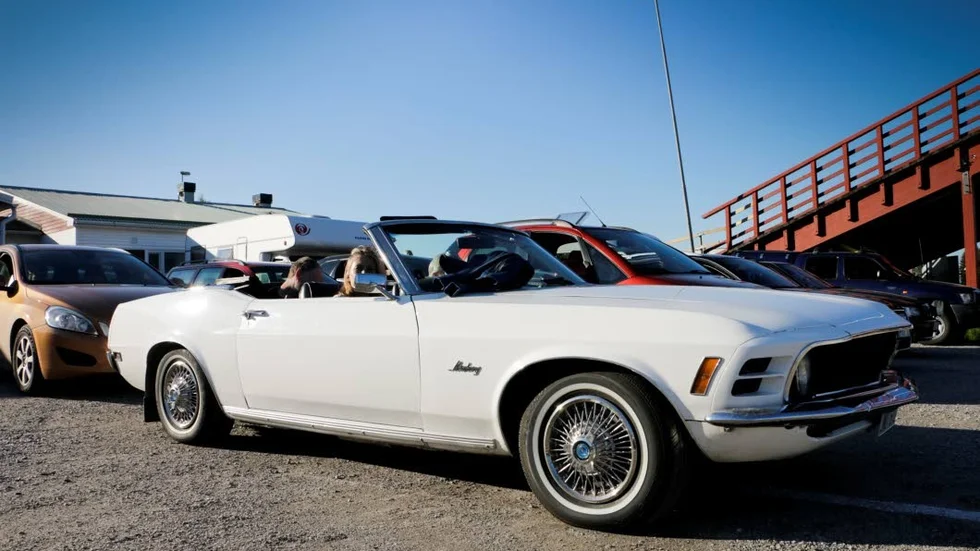 Mustang 1970. Annika Nordberg, Stig Vennberg och Staffan Nordberg spelade nercabbat.