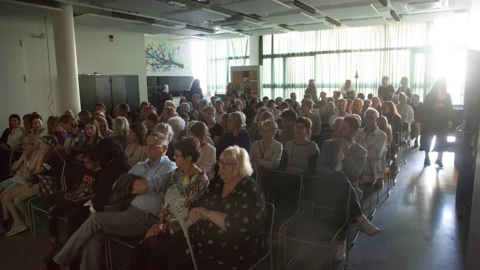 Välbesökt. Cirka 130 personer fanns på plats på premiären på Kaleido.