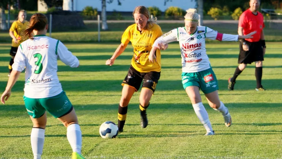 AVGJORDE. Cajsa Hedlund gjorde tre mål, varav två i matchens slutskede. (Arkivbild)